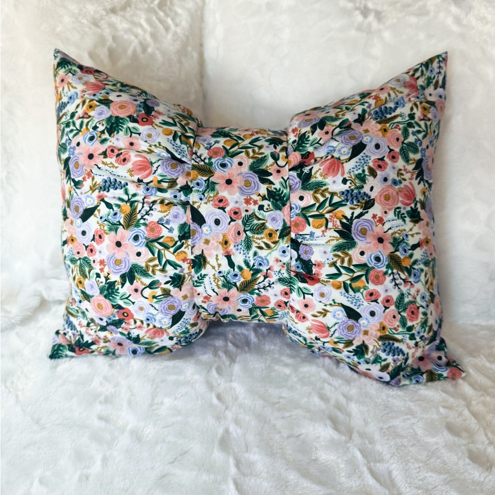 Rifle Paper Co Bow Throw Pillow Handmade